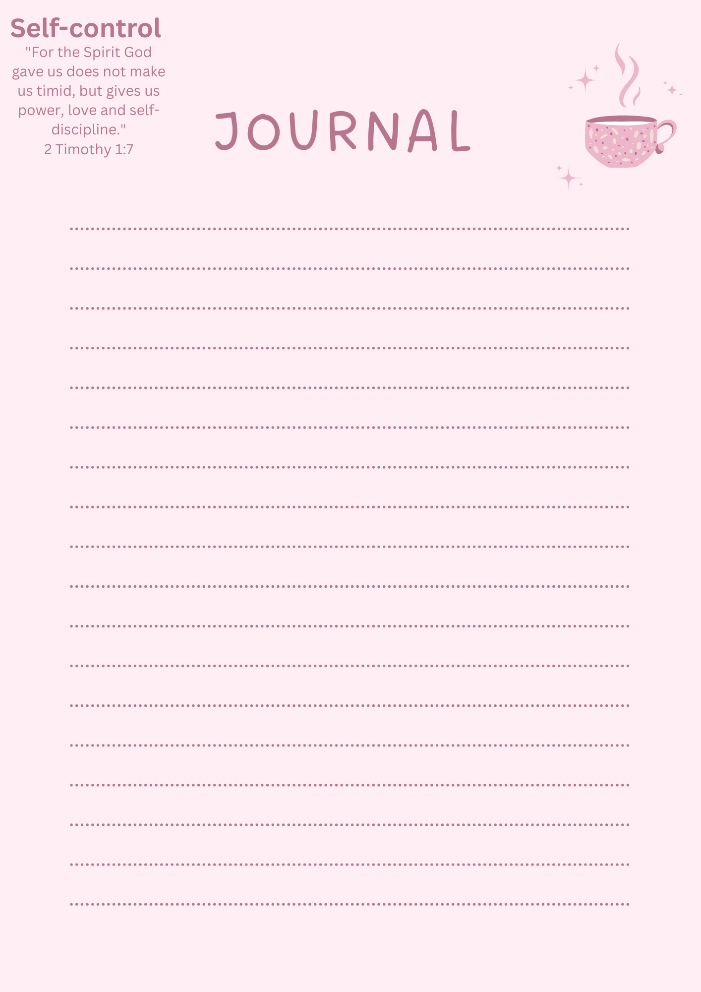 Digital Planner – Fruits of the Spirit Edition