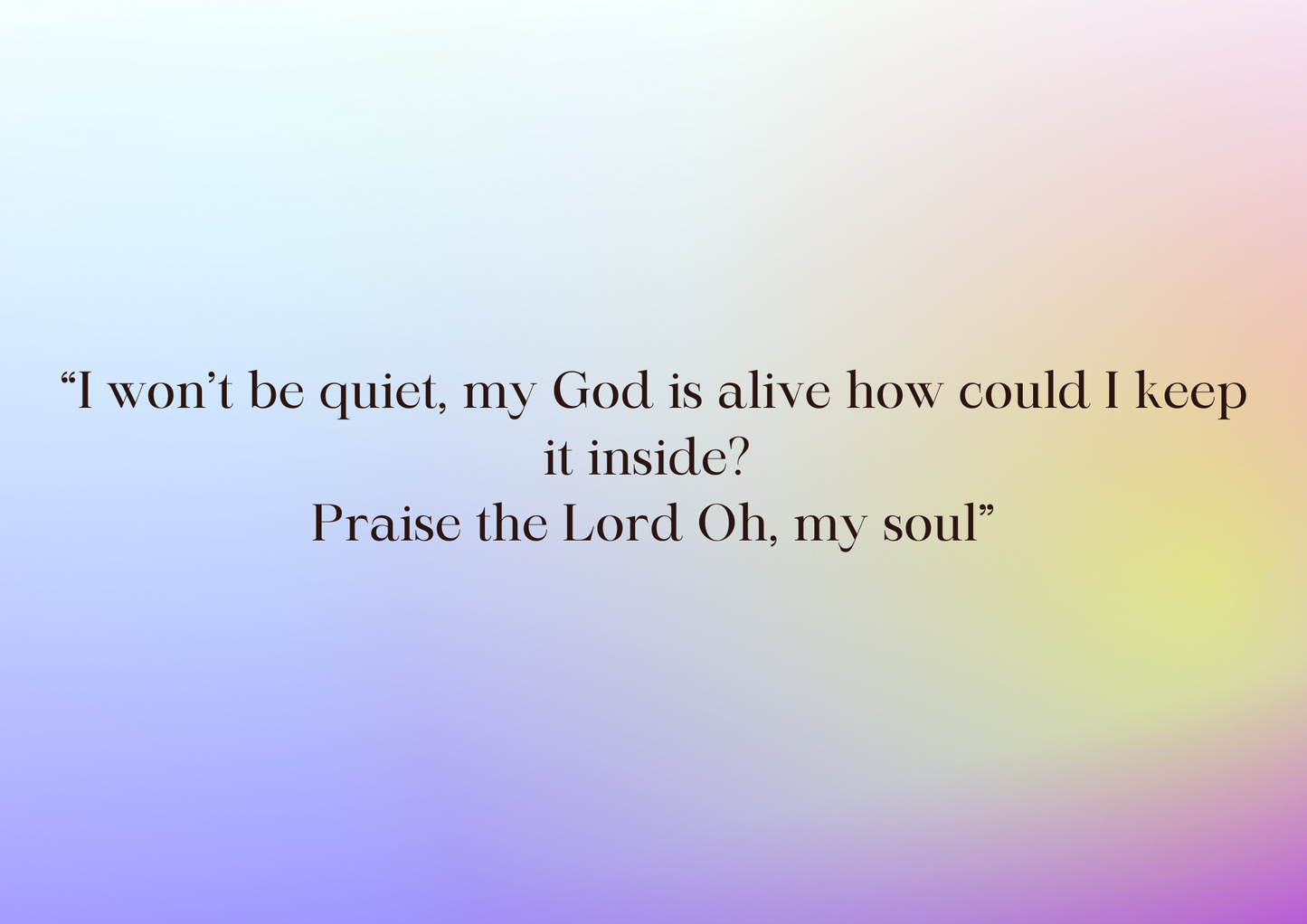 Sing His Praise: 2026 Worship Lyrics Calendar