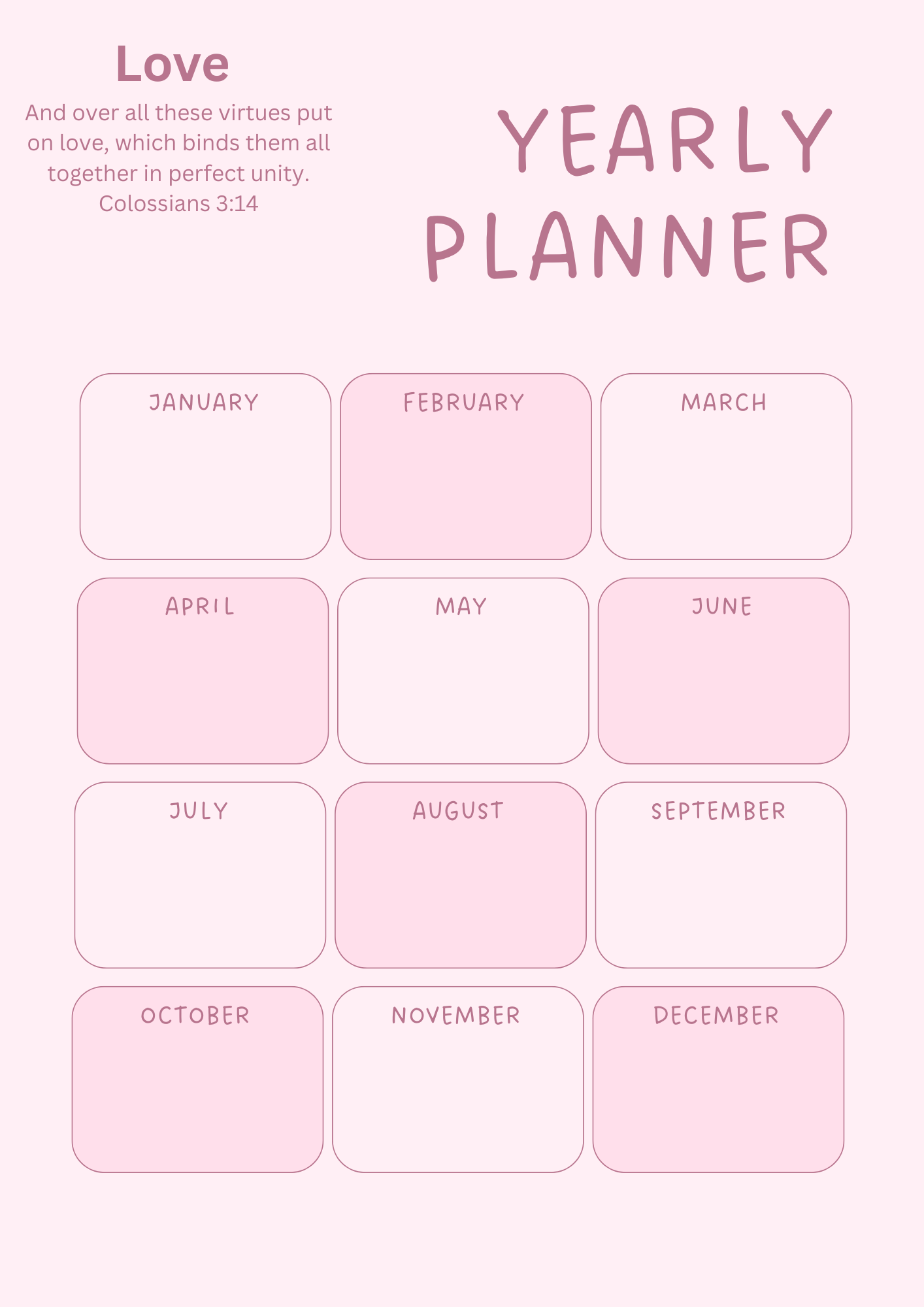 Digital Planner – Fruits of the Spirit Edition