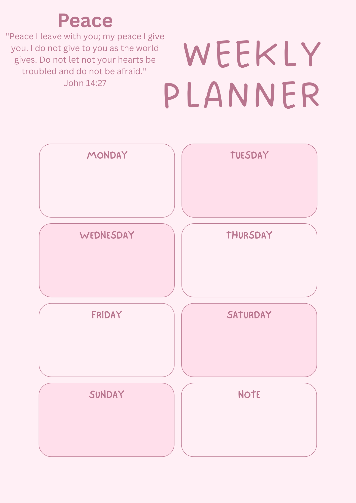 Digital Planner – Fruits of the Spirit Edition