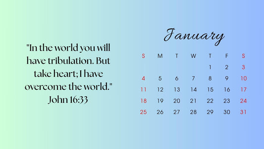 2026 Digital Calendar | Standing on His Promises